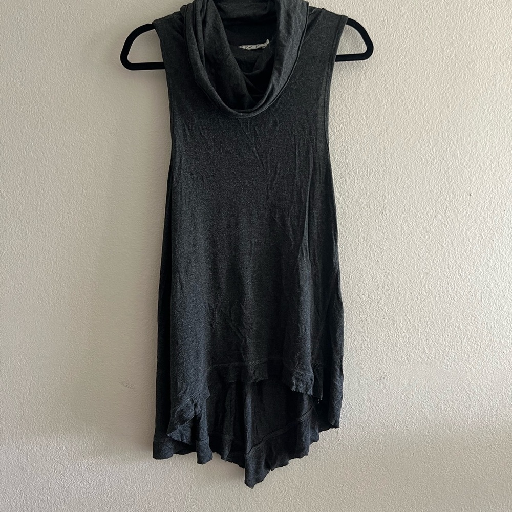 Chloe K. Charcoal Sleeveless Top